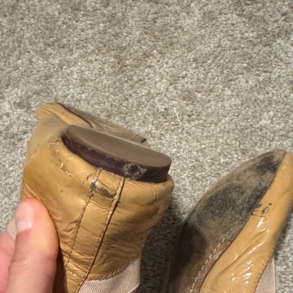 Tory Burch Camel Leather Flats - Picture 7 of 7